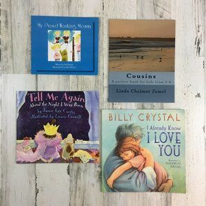Lot 4 Family Kids Picture Books Working Mom Night I Was Born Cousins Grandfather